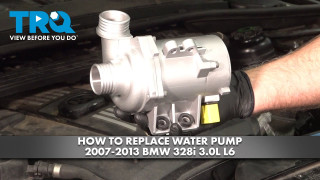 How to Replace Water Pump 2007-2013 BMW 328i 30L L6 | 1A Auto