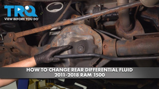 How to Change Rear Differential Fluid 2011-2018 Ram 1500 | 1A Auto
