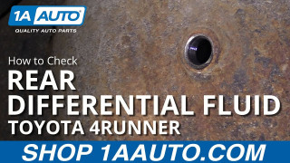 How to Check Rear Differential Fluid 2002-09 Toyota 4Runner | 1A Auto