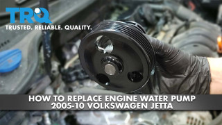 How To Replace Engine Water Pump 2005-10 Volkswagen Jetta | 1A Auto