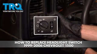 How to Replace Headlight Switch 1999-2006 Chevrolet Silverado 1500 | 1A