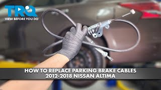 How to Replace Parking Brake Cable 2012 2018 Nissan Altima | 1A Auto