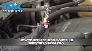 How to Replace Headlight Bulb 2007-2015 Mazda CX-9 | 1A Auto