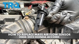How to Replace Mass Air Flow Sensor 2008-2012 Honda Accord | 1A Auto
