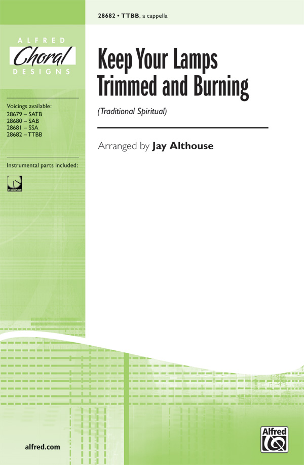 Song Keep Your Lamps Trimmed and Burning Choral and Vocal sheet