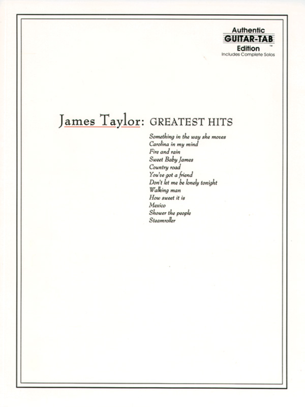 James Taylor Sweet Baby James Sheet Music / Sweet Baby