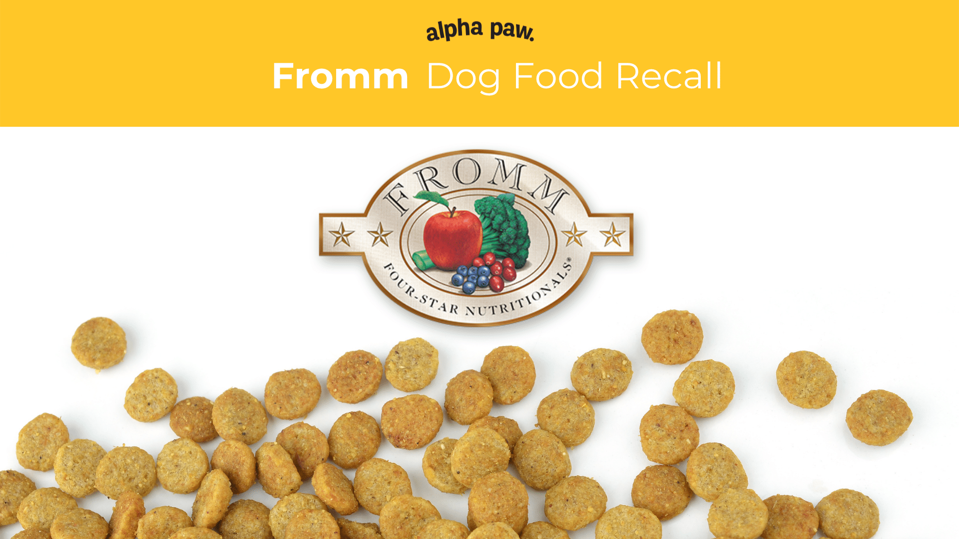 Recall Fromm Dog Food Deals