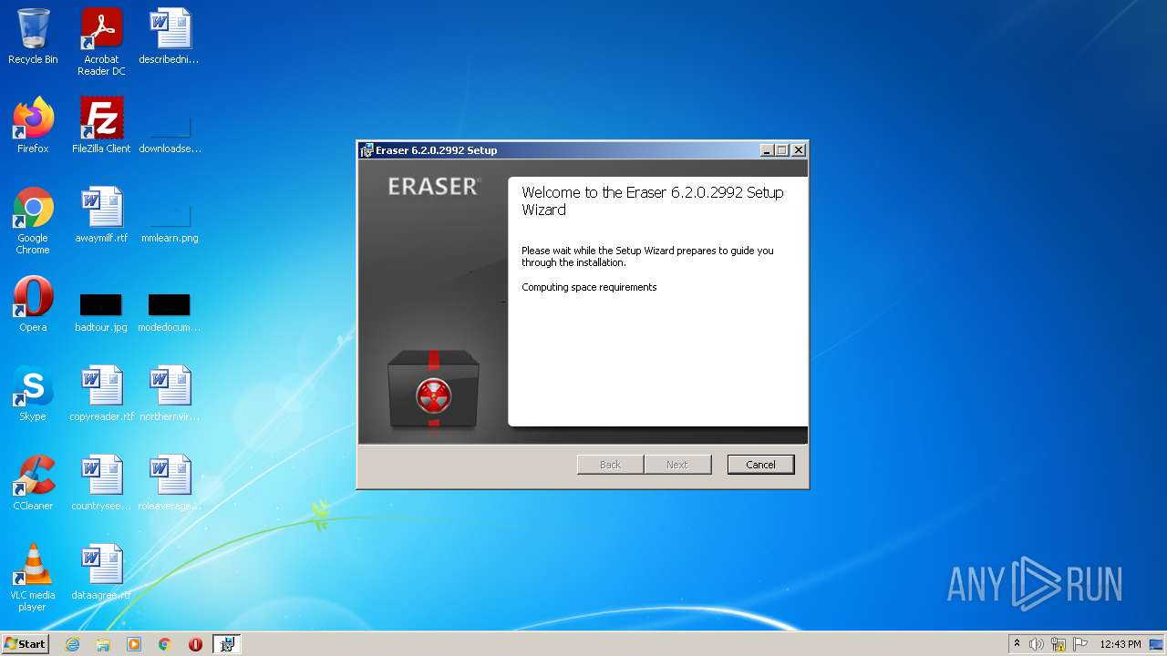 Malware analysis Eraser.exe Malicious activity ANY.RUN Malware