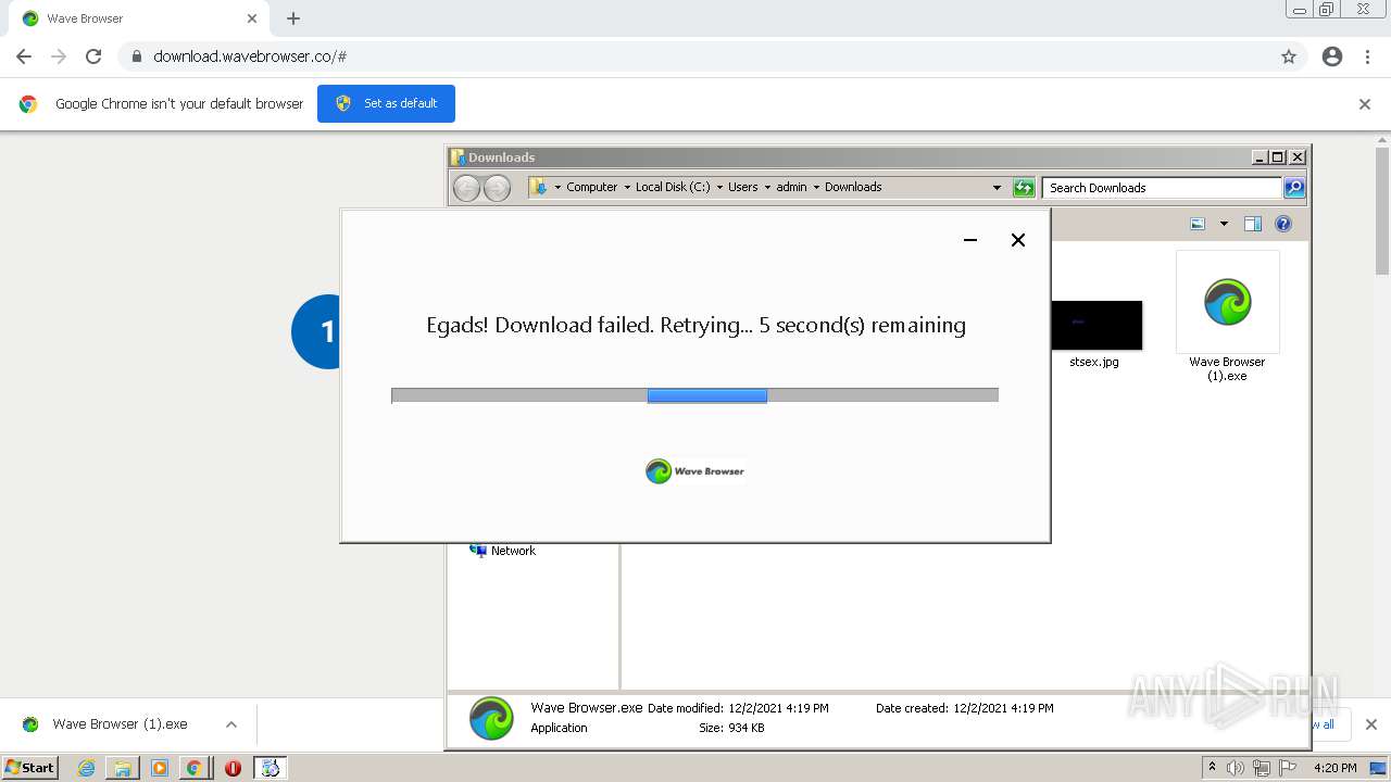 https//download.wavebrowser.co ANY.RUN Free Malware Sandbox Online