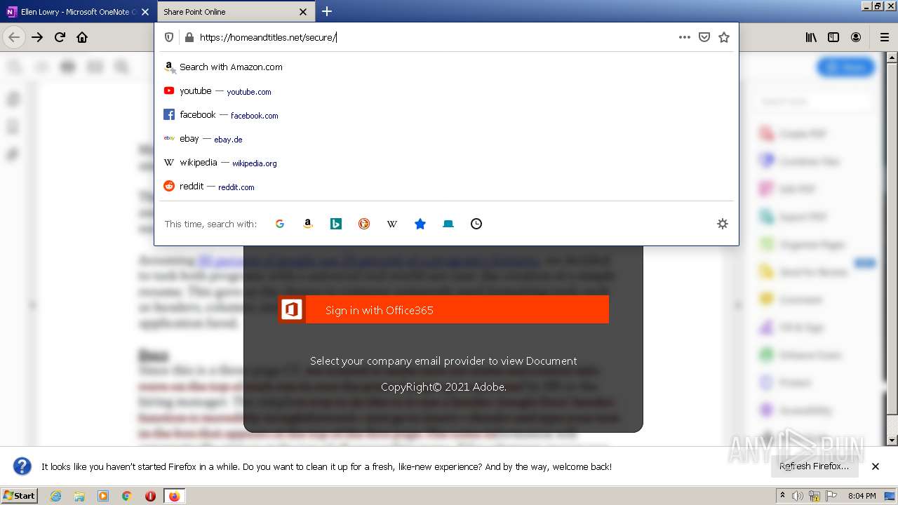 Malware analysis https//1drv.ms/u/s!AidacCwfoZmApjcYU8ksyl2sIPMp?e
