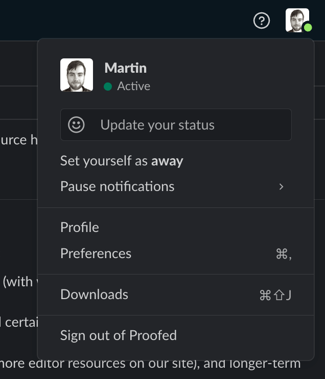 Editors Slack Keywords Guru
