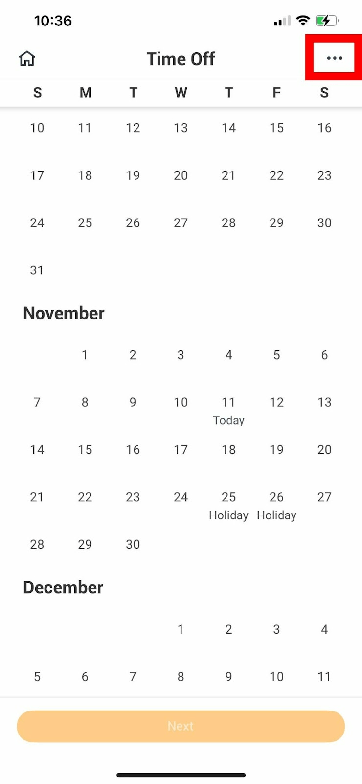 View Time Off Balance (Workday Mobile App) Guru