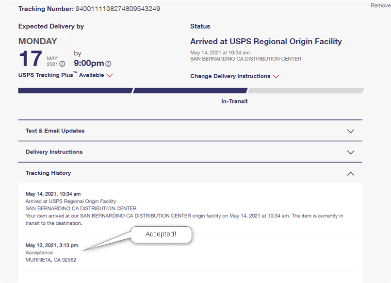 Carrier Pickup USPS SCAN form Guru