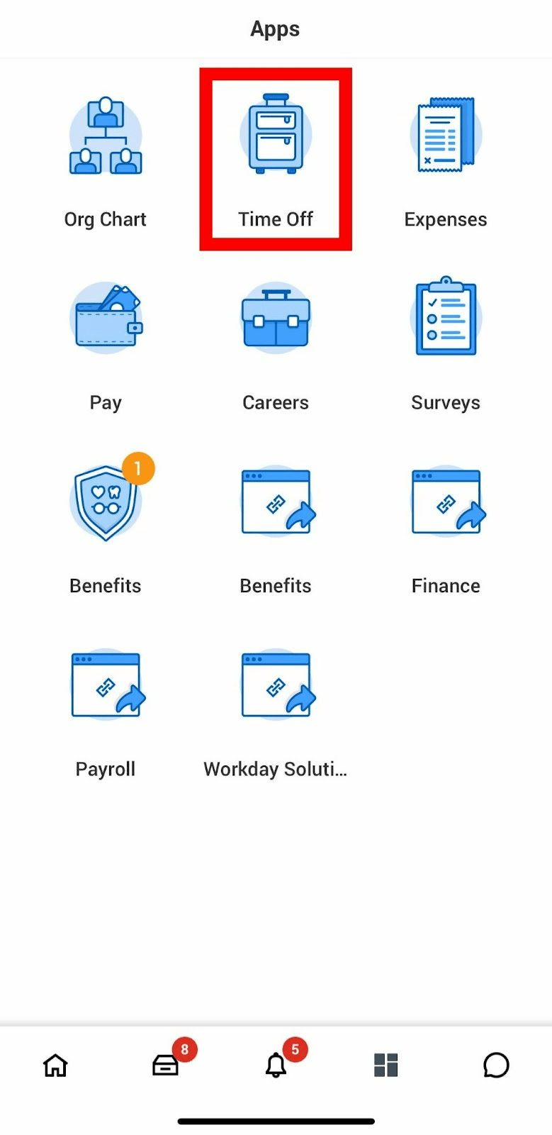 View Time Off Balance (Workday Mobile App) Guru