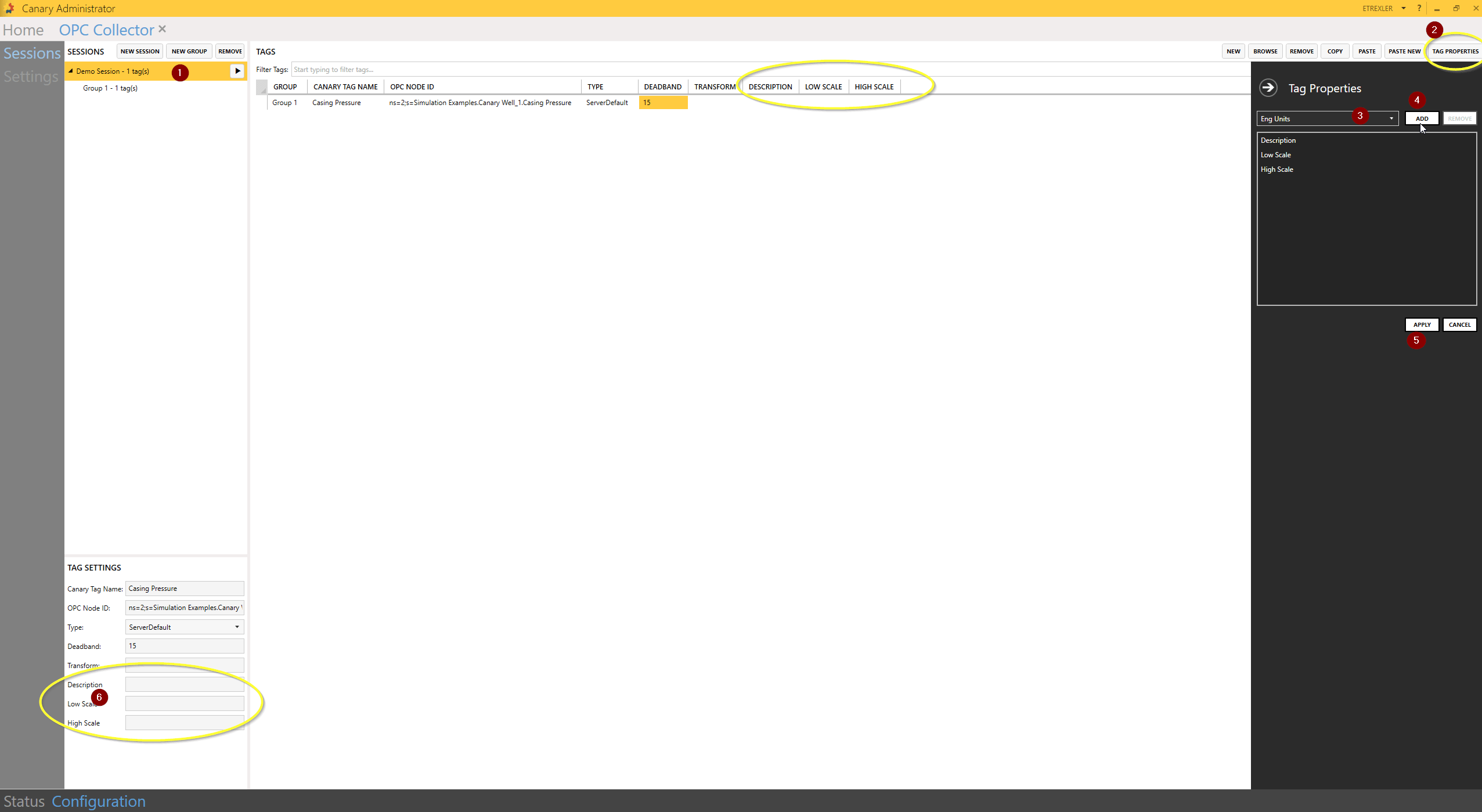 How to Add Metadata Properties in the OPC UA Collector Guru