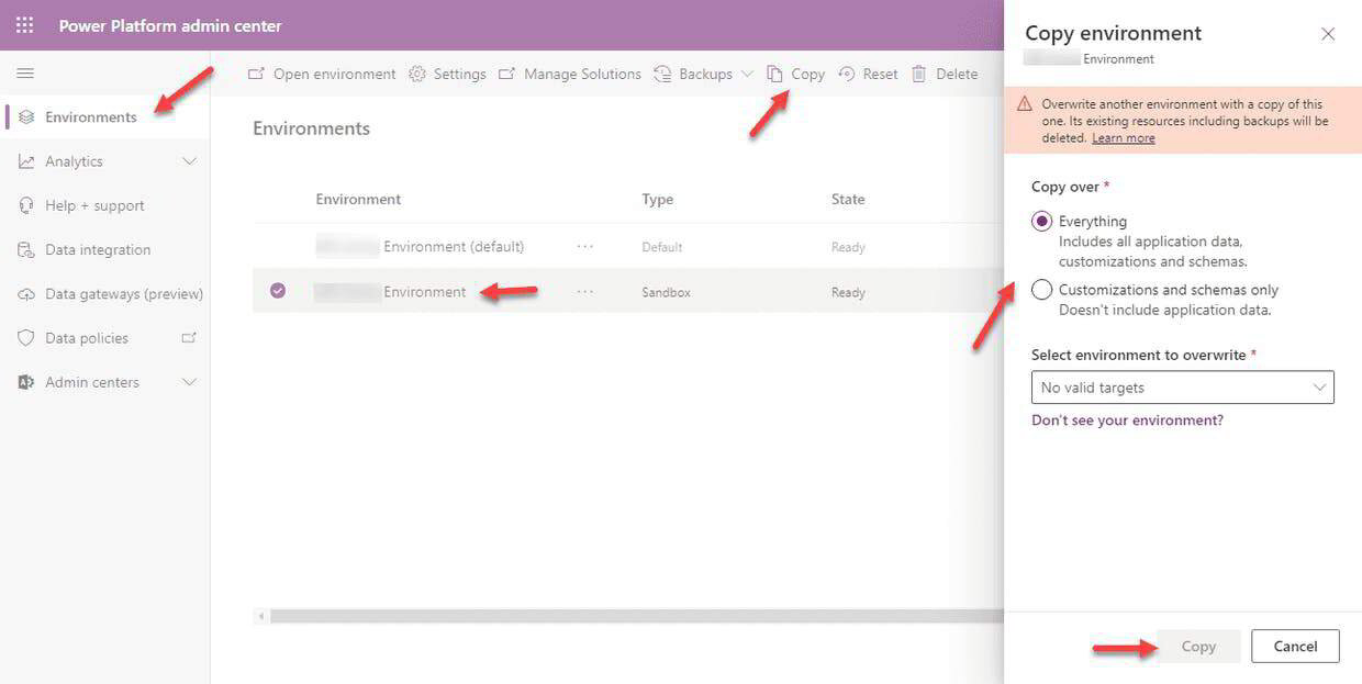 How To Copy Production Database To New Sandbox Environment.
