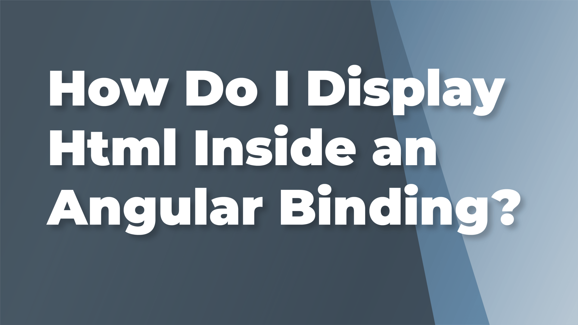 How do I display HTML inside an Angular binding?