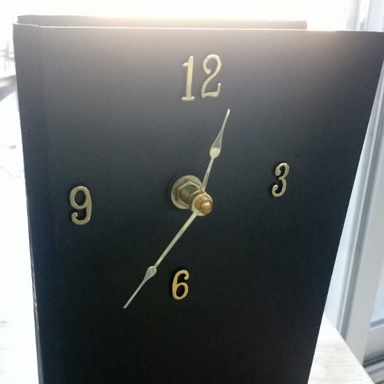 How to Turn a Book Into a Handsome Clock The Art of Manliness