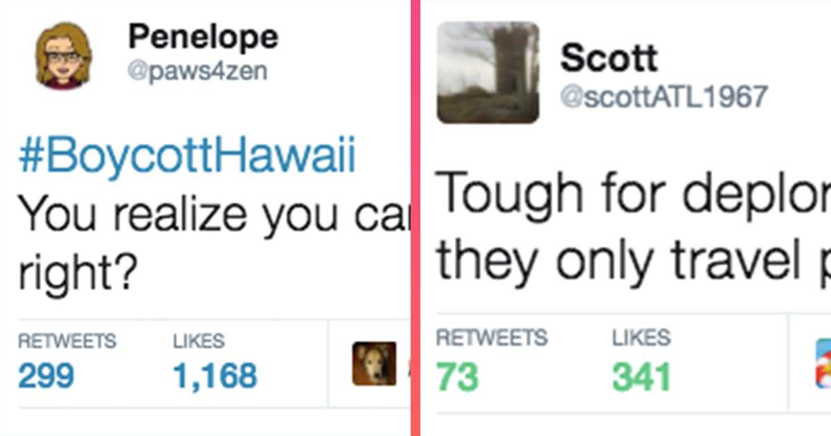 Reactions to the Boycott Hawaii Hashtag ATTN