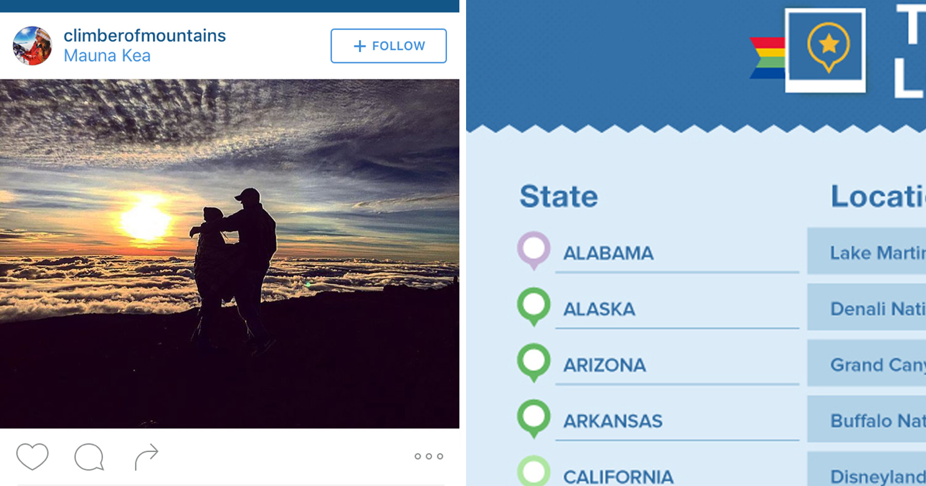 The Most Instagrammed Places In Every State ATTN