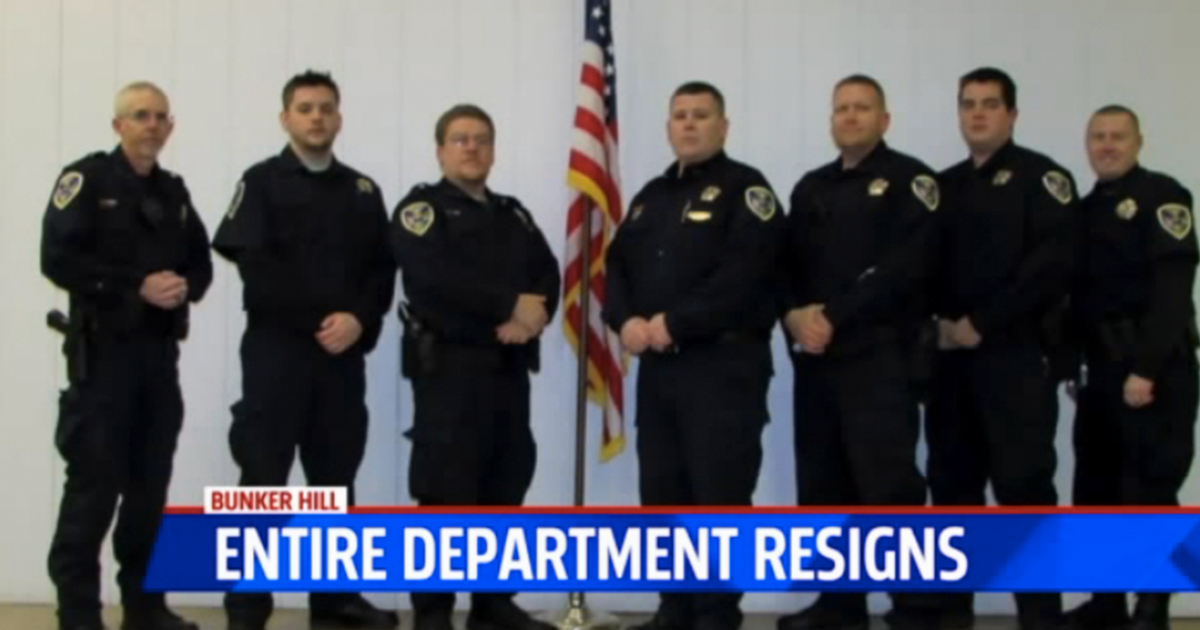 Bunker Hill, Indiana's Entire Police Force Quits ATTN