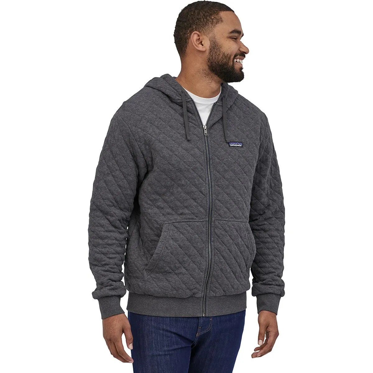 Patagonia Organic Cotton Quilt FullZip Hoodie Men's Clothing