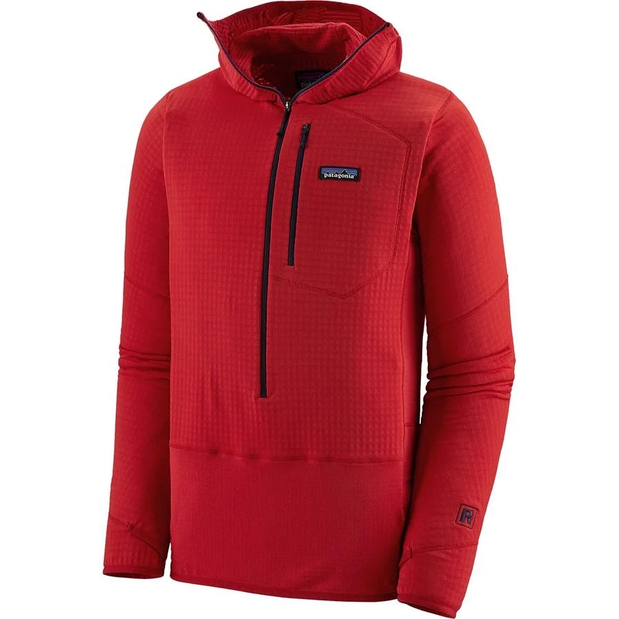 Patagonia R1 Hooded 1/2Zip Fleece Pullover Men's