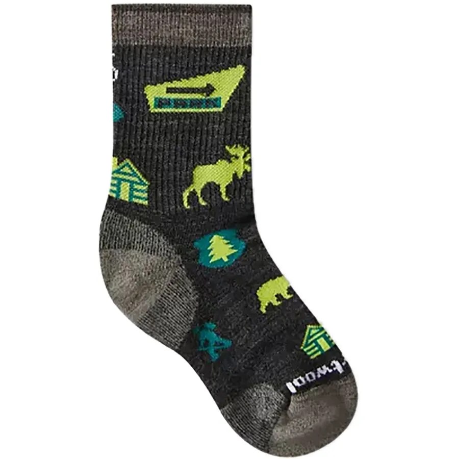 Smartwool Hike Light Park Explorer Pattern Crew Sock Kids' Kids
