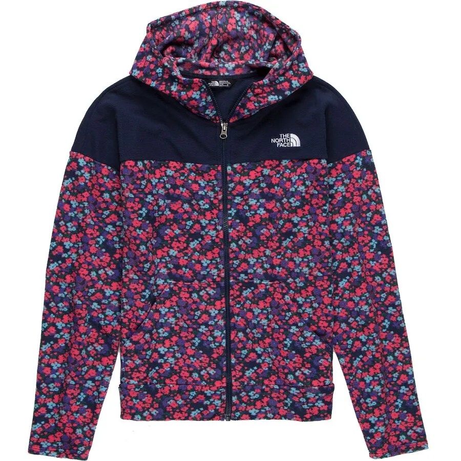 The North Face Glacier FullZip Hooded Fleece Jacket Girls