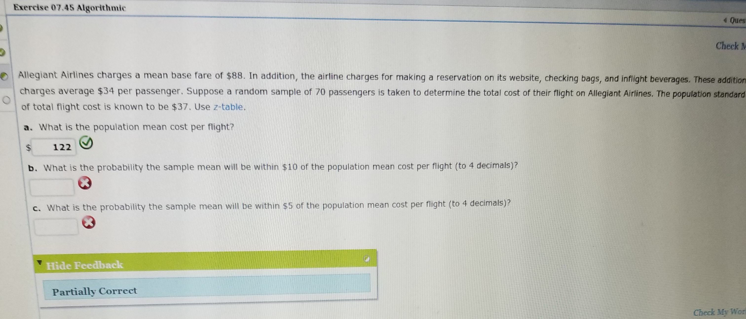 Answered Exercise 07.45 Algorithmic 4 Oues Check… bartleby