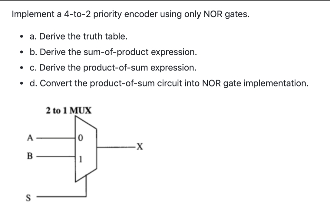 Circuit Diagram Of Priority Encoder - Circuit Diagram