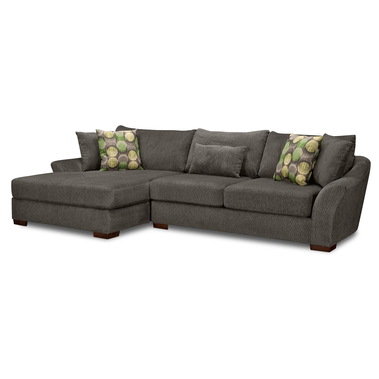 Oasis 2 Pc. Sectional American Signature Furniture