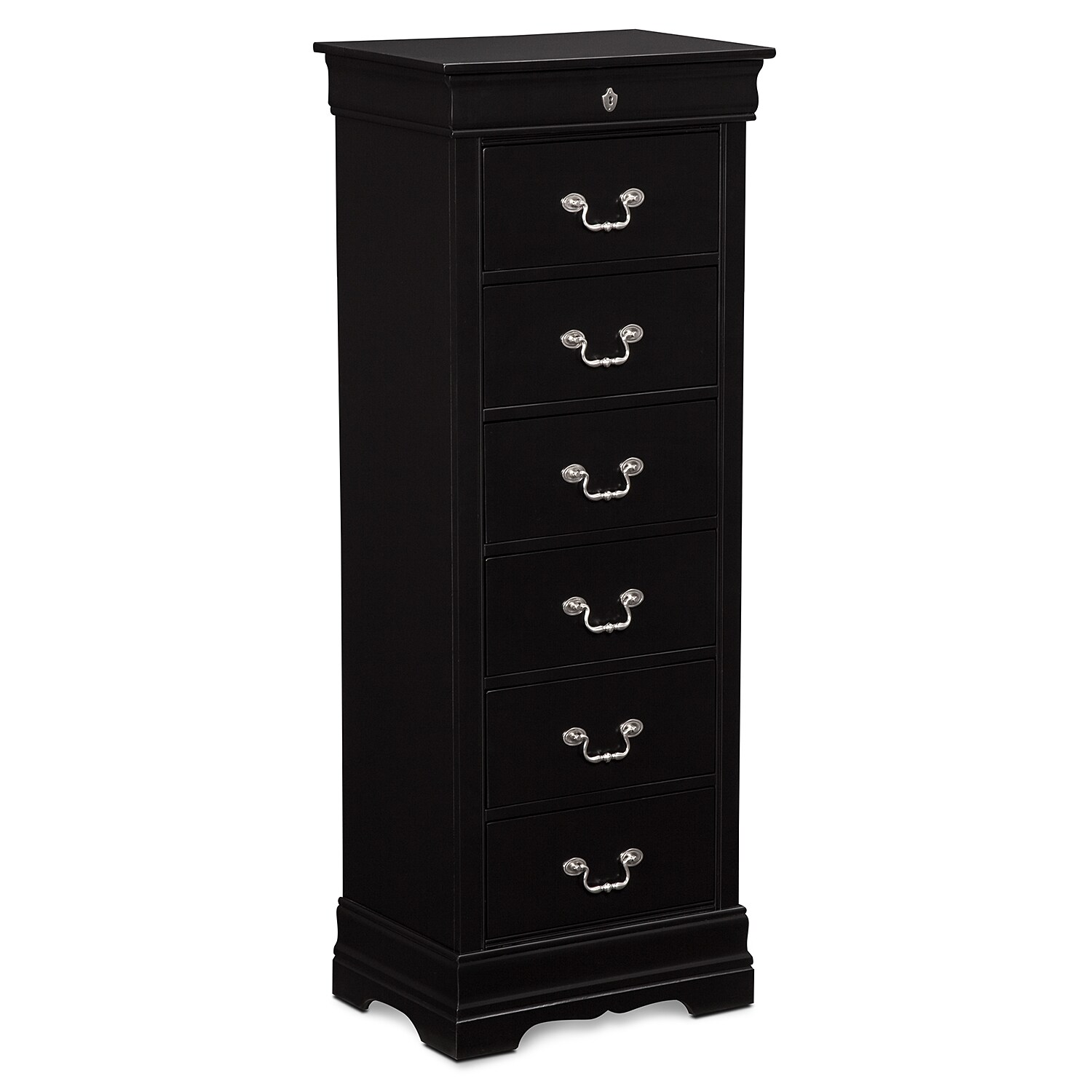 Neo Classic Black Lingerie Chest Value City Furniture