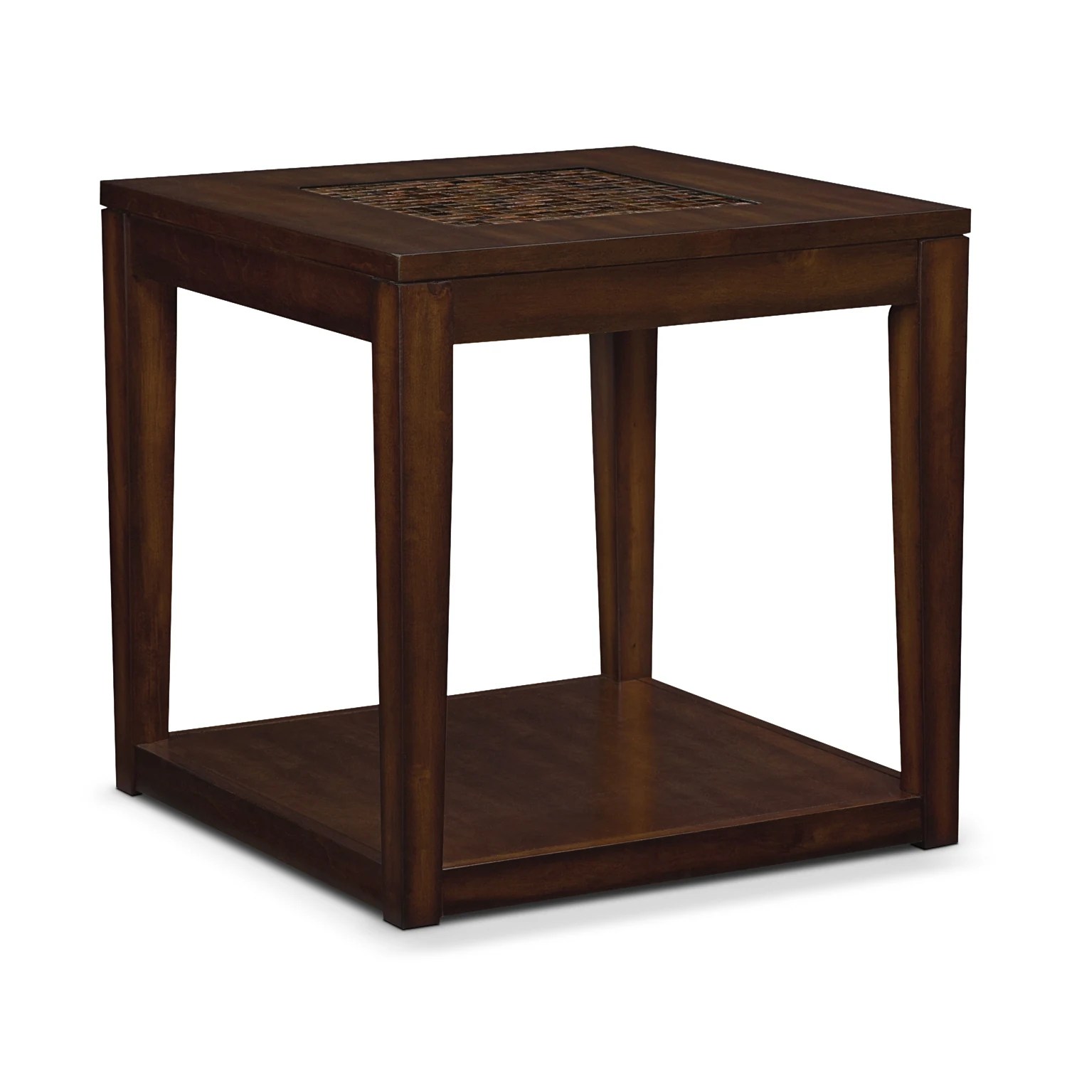 Carson End Table Brown Value City Furniture