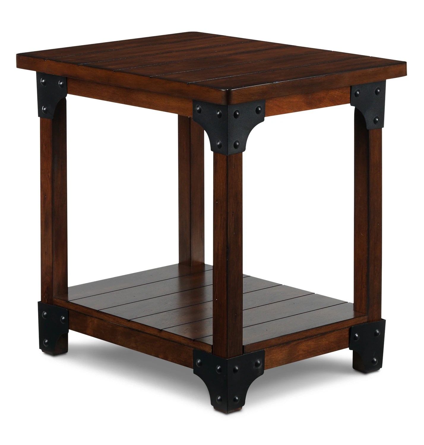 Wellington Coffee Table and End Table Walnut Leon's