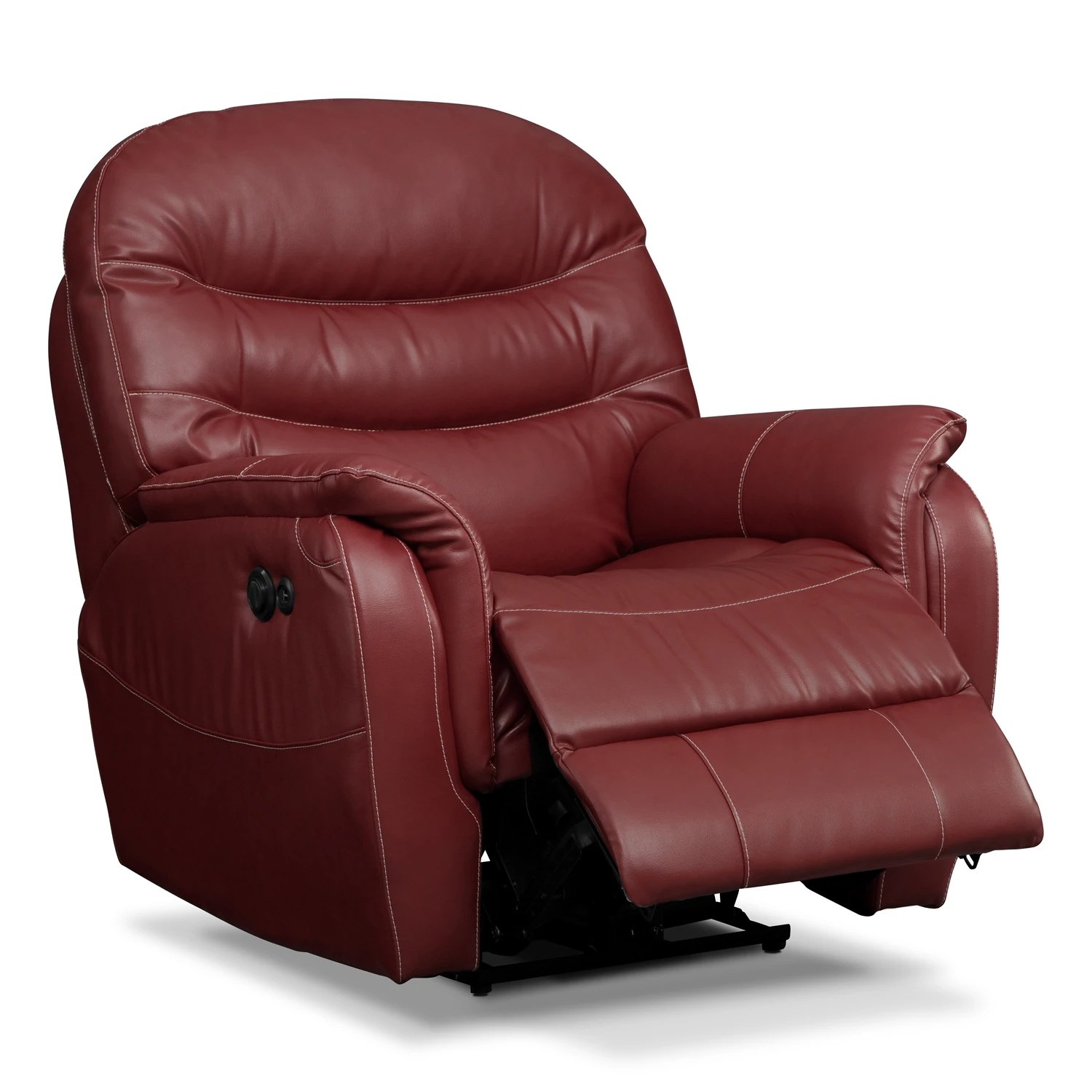 Vibe Leather Power Recliner American Signature Furniture
