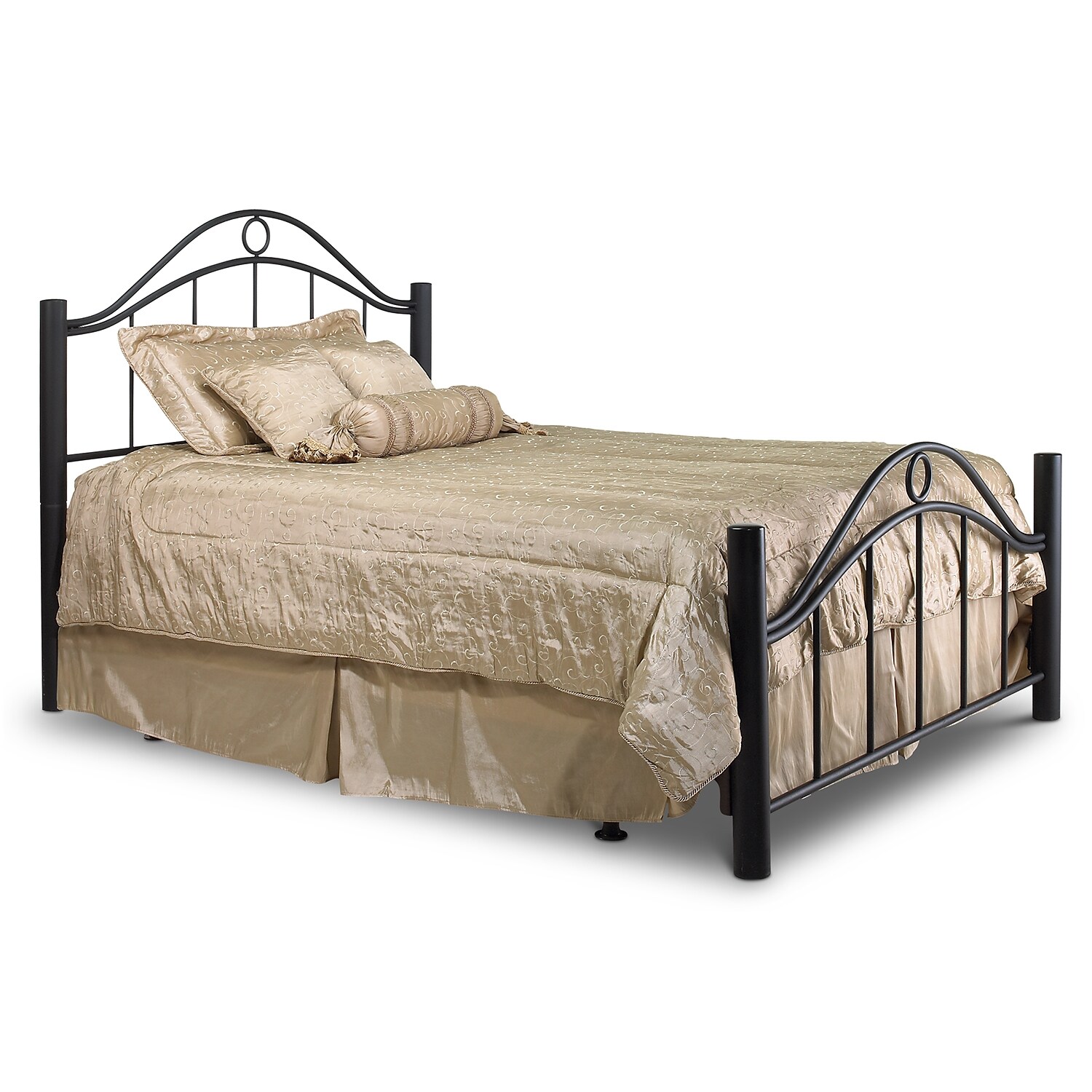 Linden Queen Bed Ebony Leon's