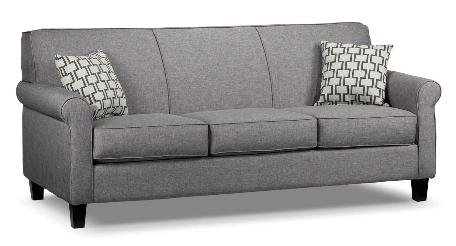 Ariel Sofa SilverGrey Leon's