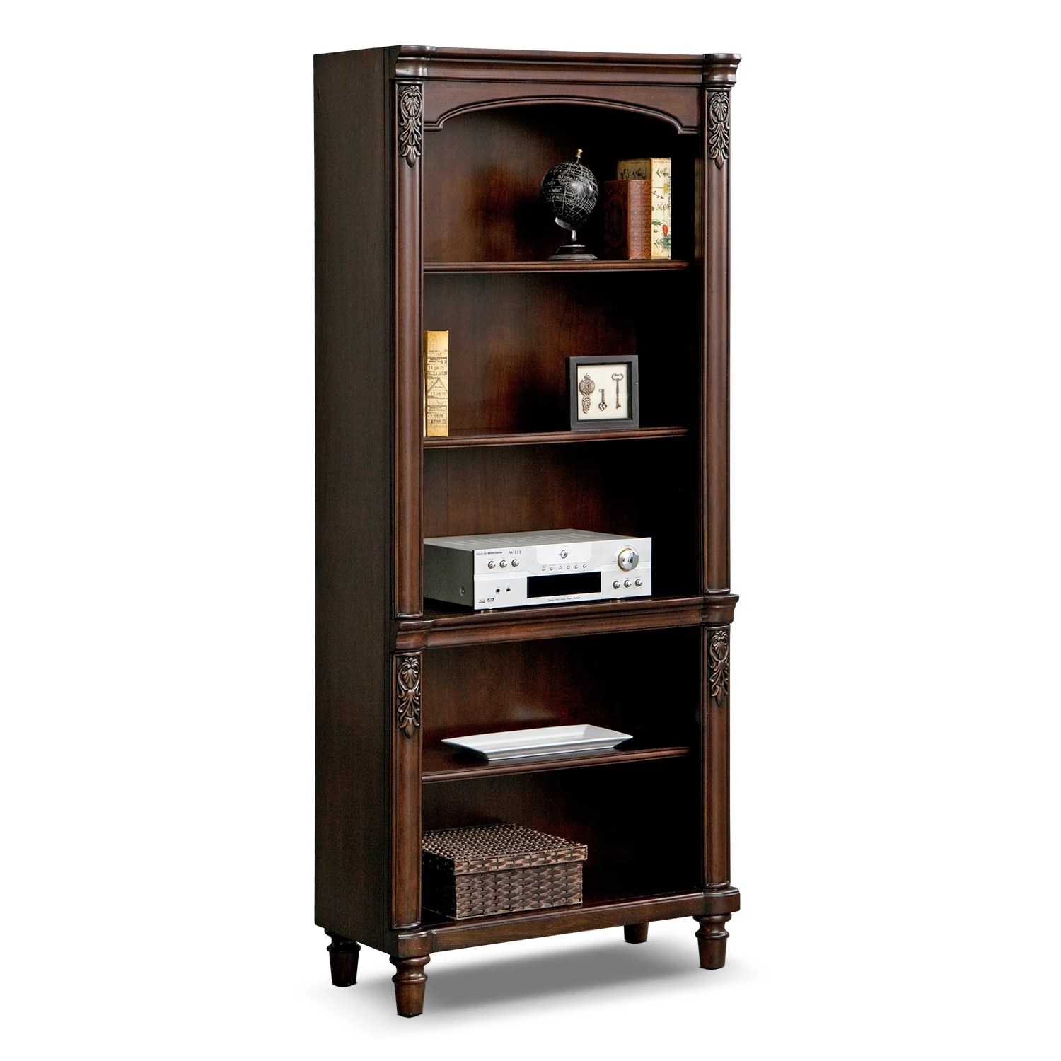 Ashland Bookshelf Cherry Value City Furniture