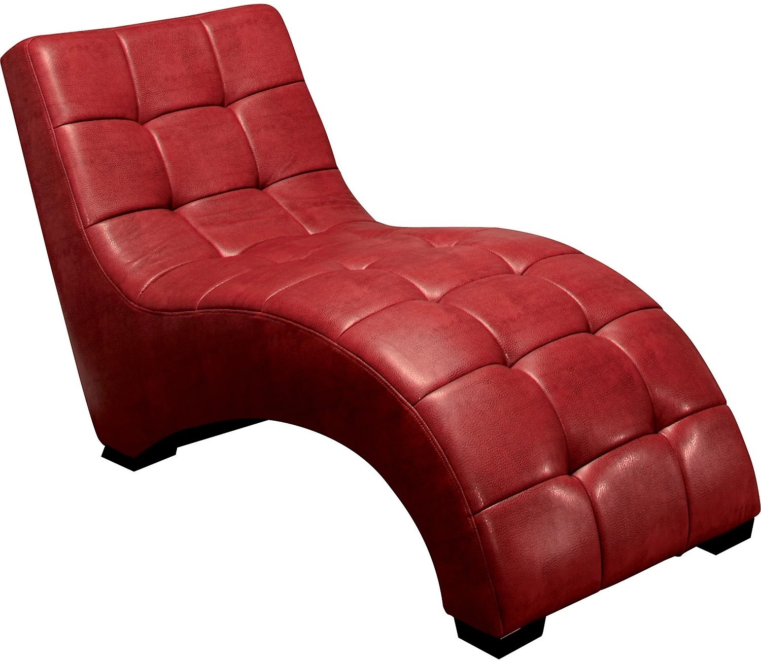 Icon Curved Red Chaise The Brick