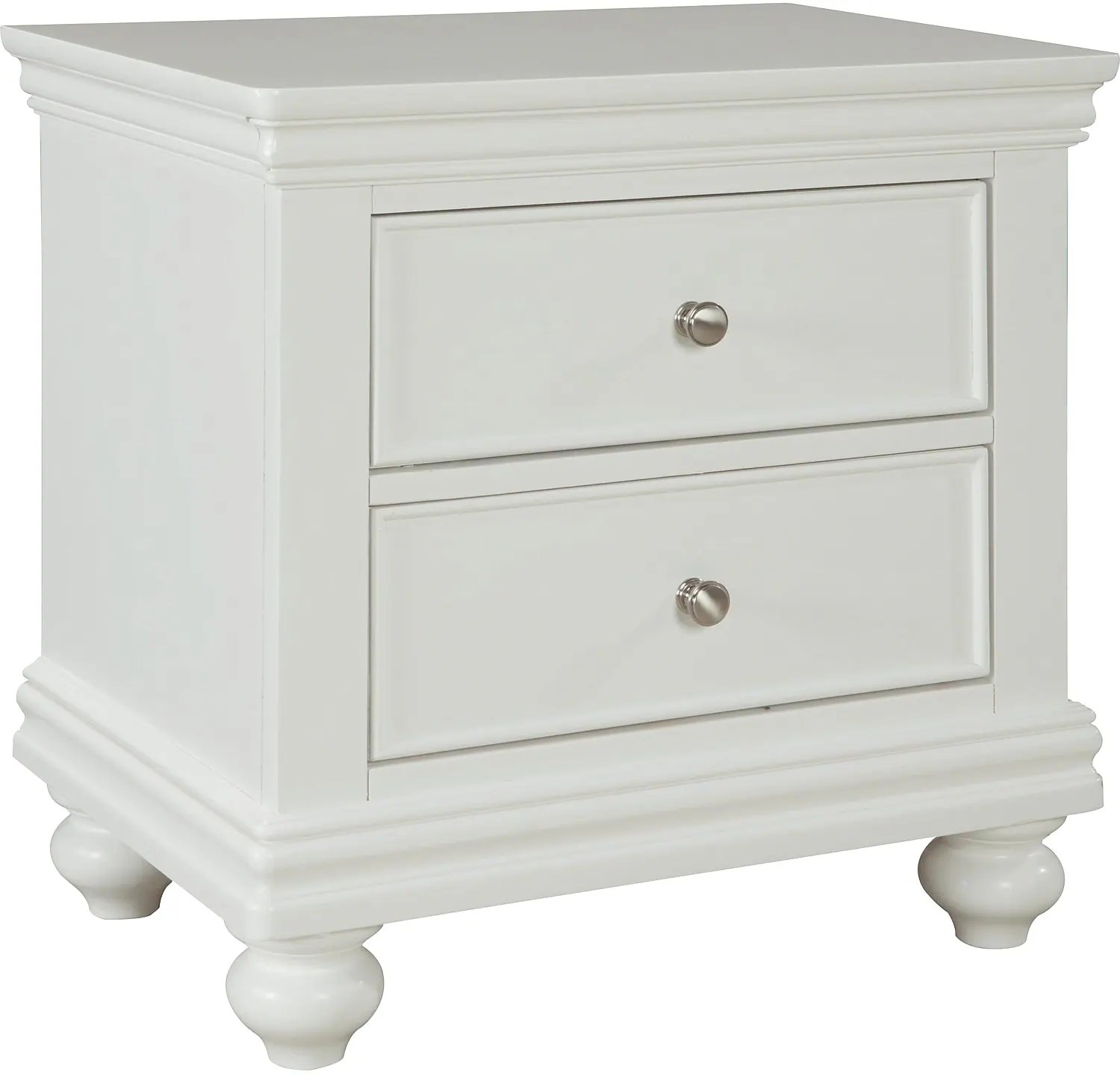 Bridgeport Nightstand White The Brick
