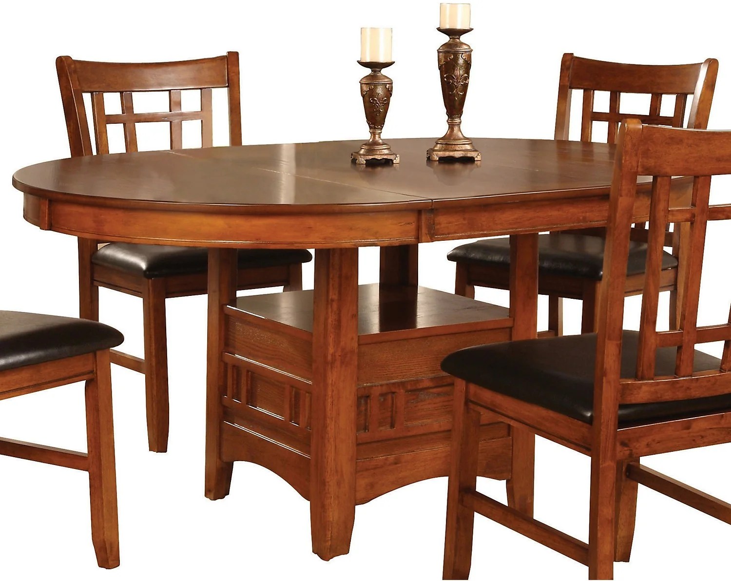 Dalton Oak CounterHeight Table The Brick
