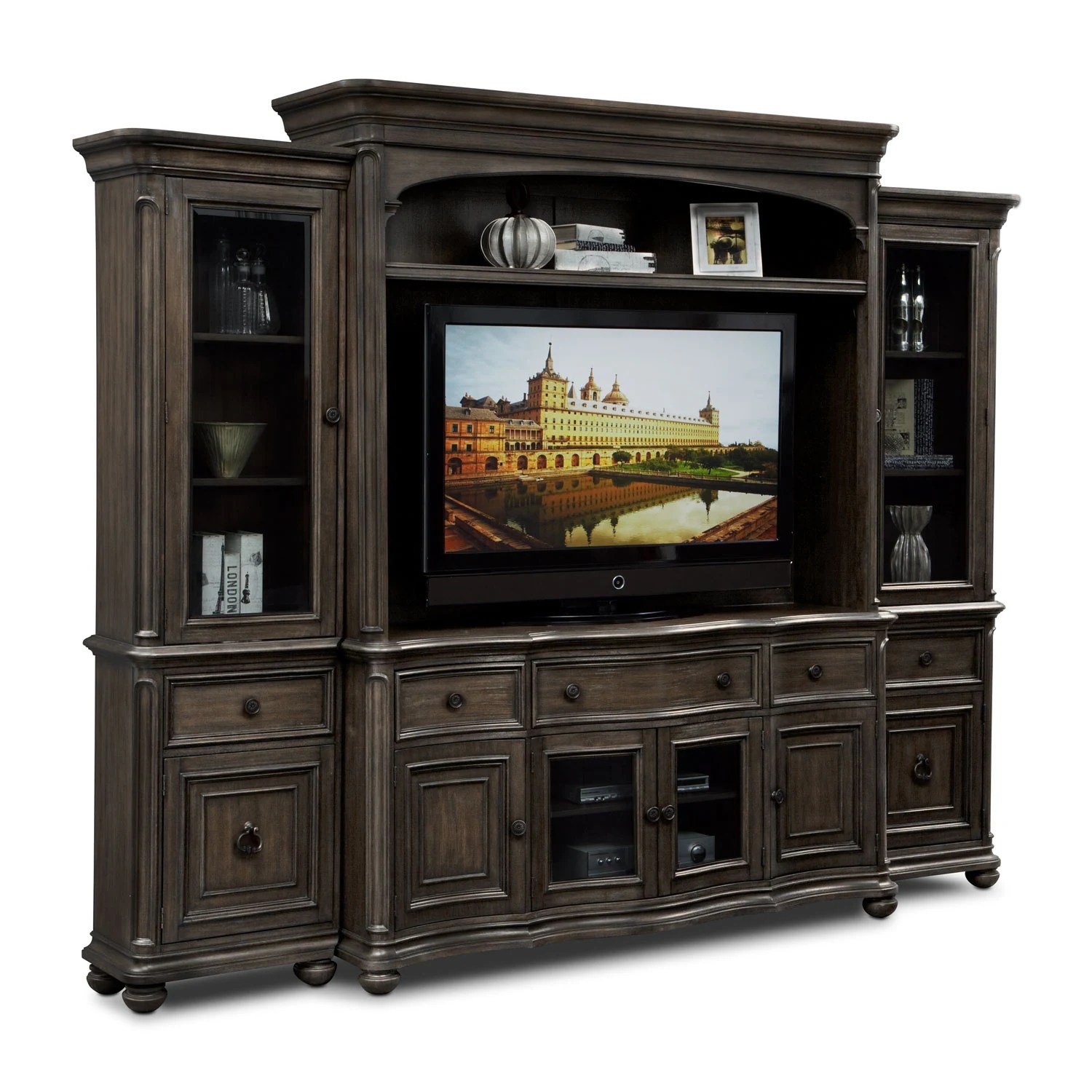 Highland Entertainment Wall Units 4 Pc. Entertainment Wall Unit Value