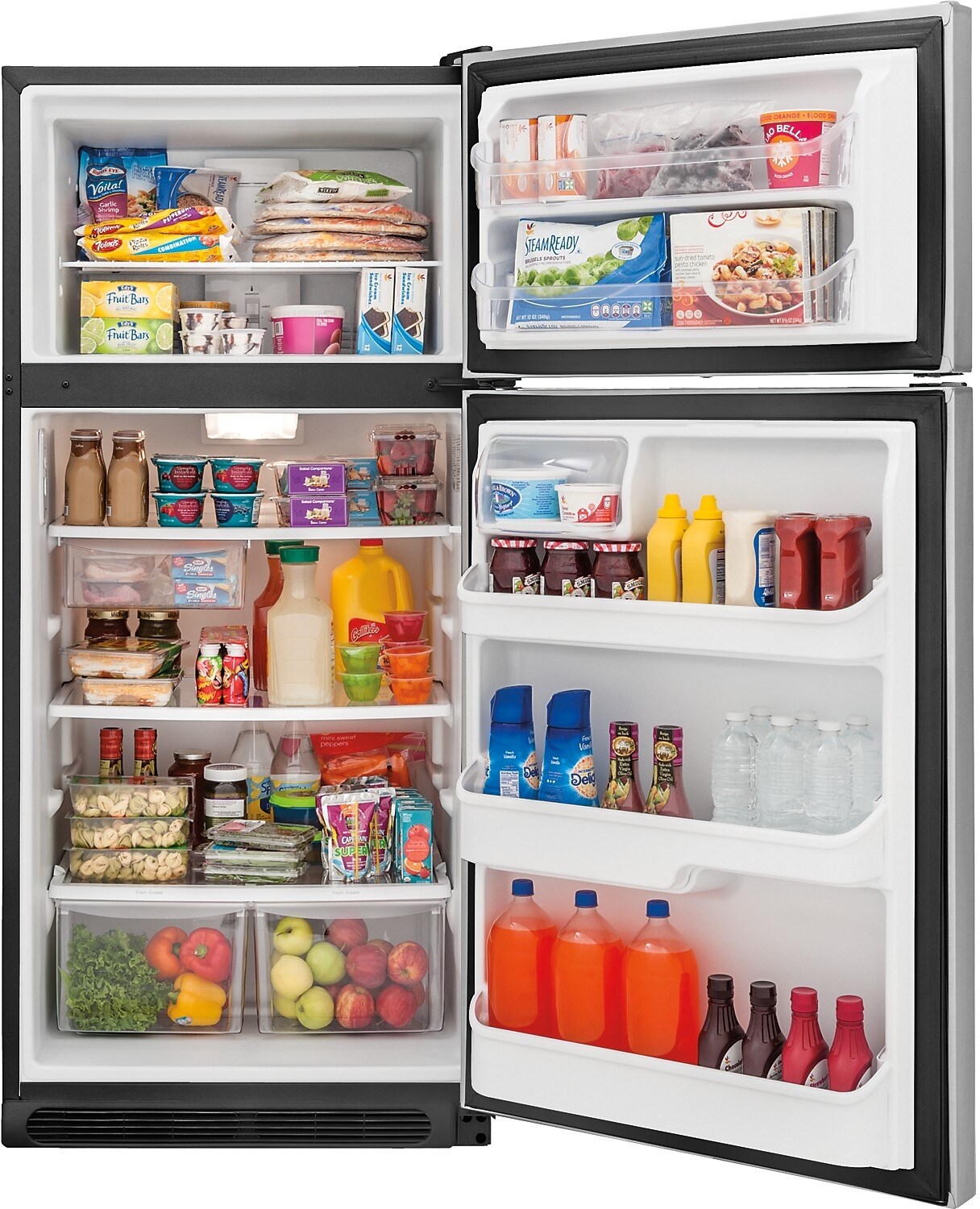 Frigidaire 20.5 Cu. Ft. Top-Freezer Refrigerator – Stainless Steel