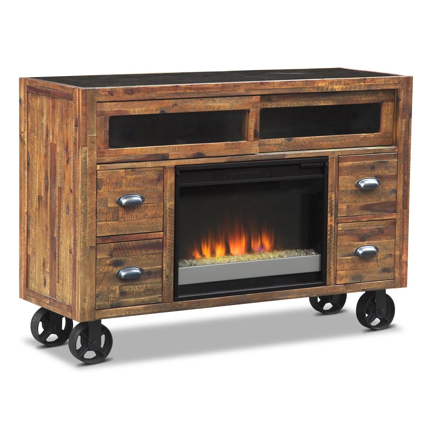 Andover Entertainment Wall Units Fireplace TV Stand