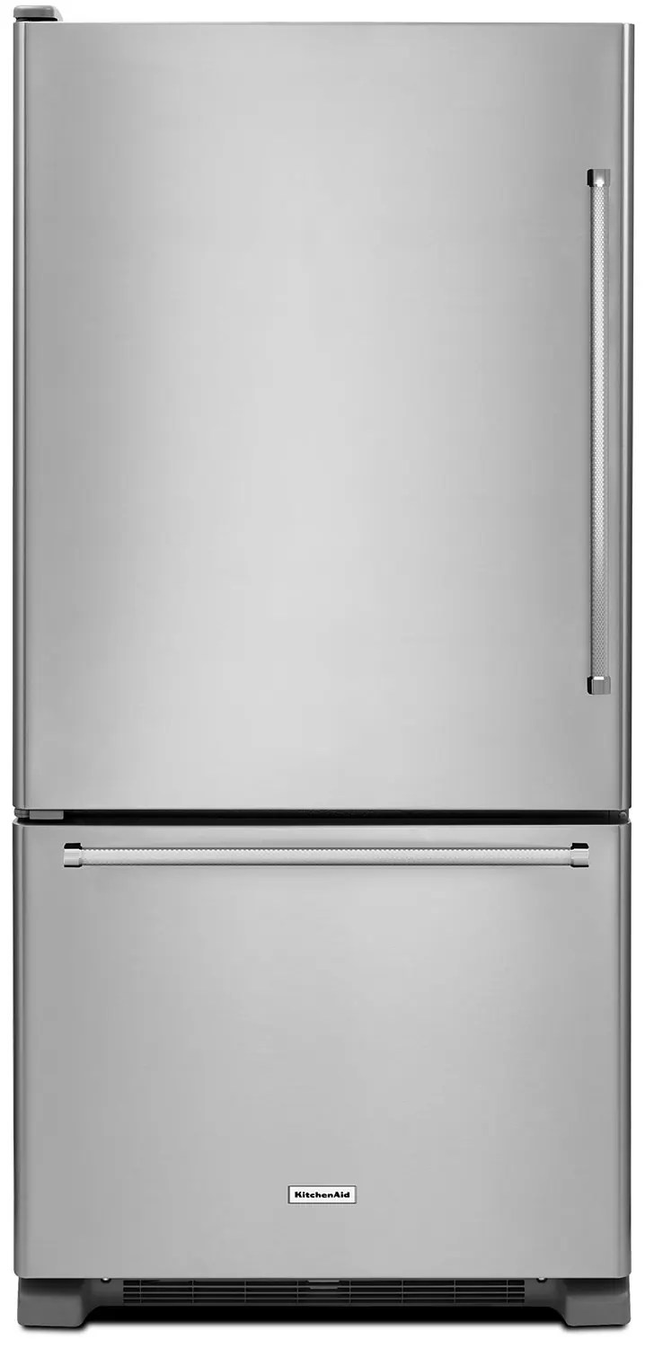 KitchenAid 22 Cu. Ft. Left Door Swing BottomMount Refrigerator
