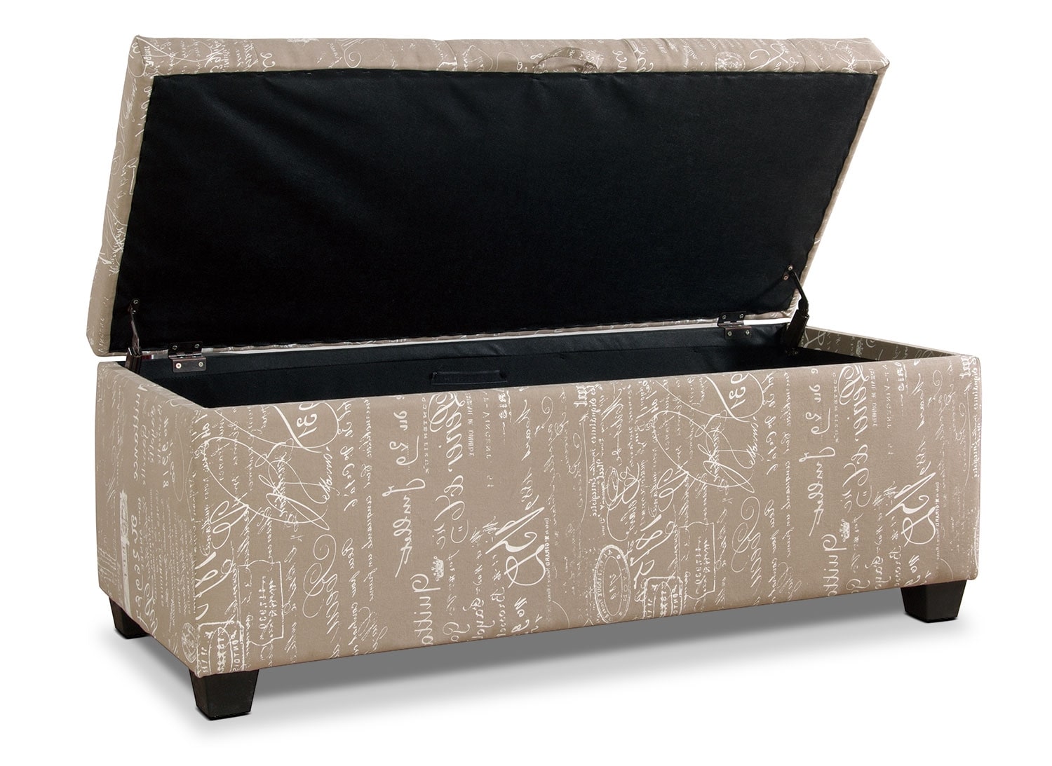 Amalia Ottoman with Shoe Storage Beige The Brick