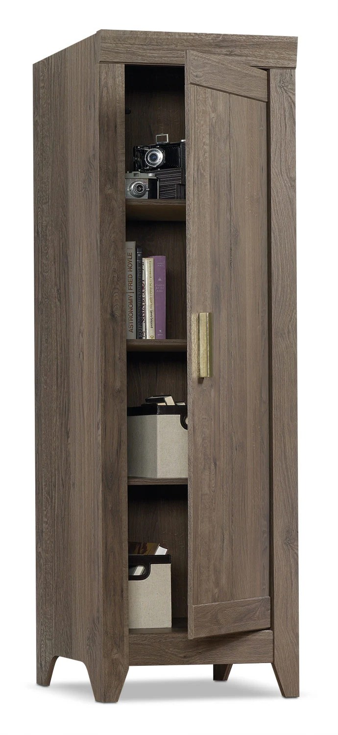 Adept Narrow Storage Fossil Oak The Brick