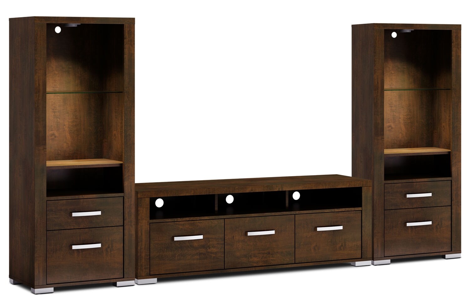 Allendale 3Piece Entertainment Centre with 64" TV Opening and Open