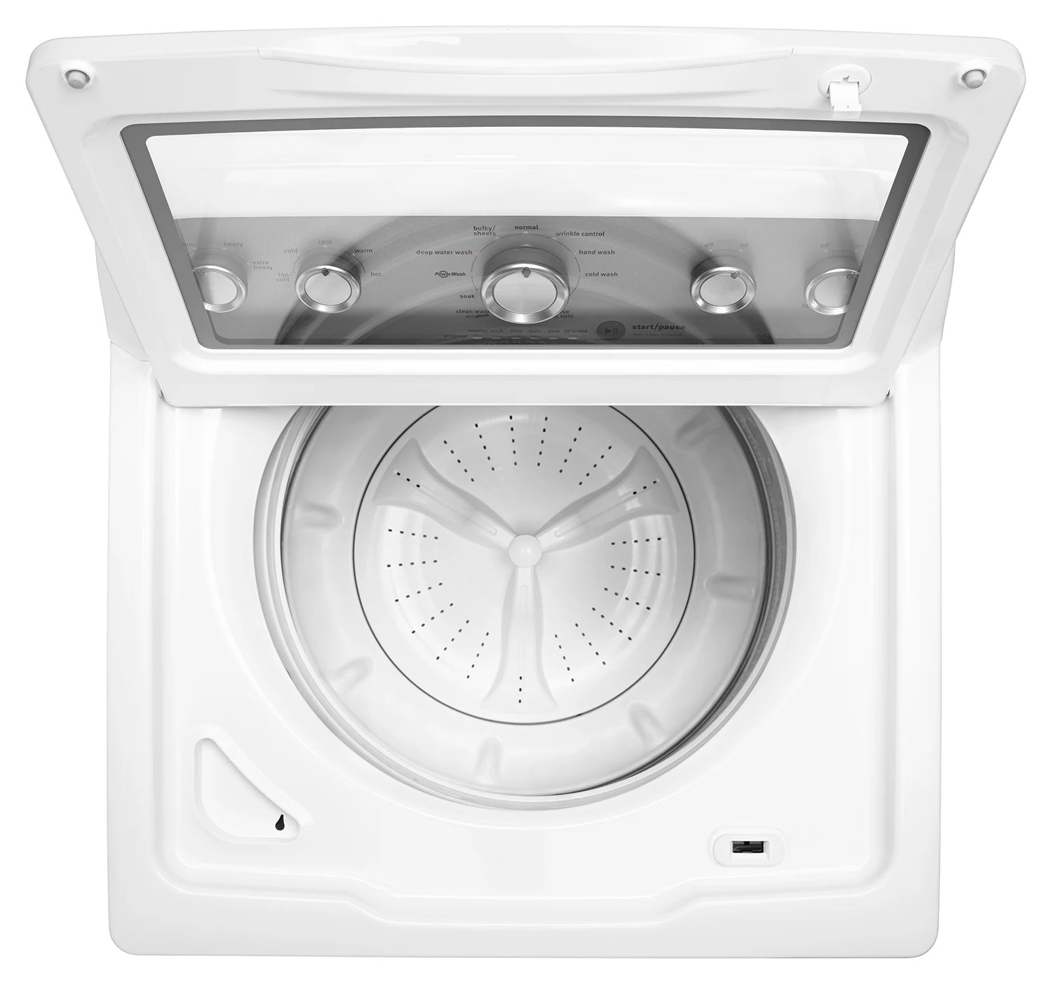Maytag Bravos® 5.0 Cu. Ft. TopLoad Washer White The Brick